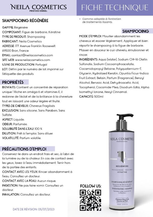 Shampooing Figue de Barbarie & kératine – Image 2