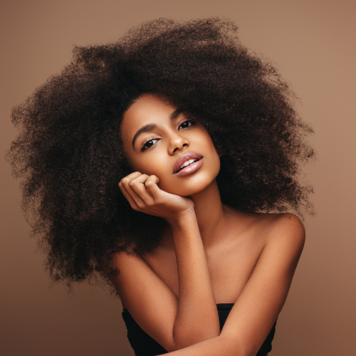 Cheveux frisés