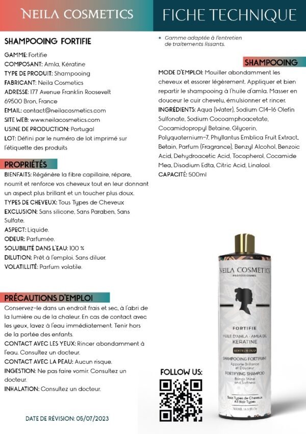 Shampooing à l'huile d'Amla & kératine – Image 2