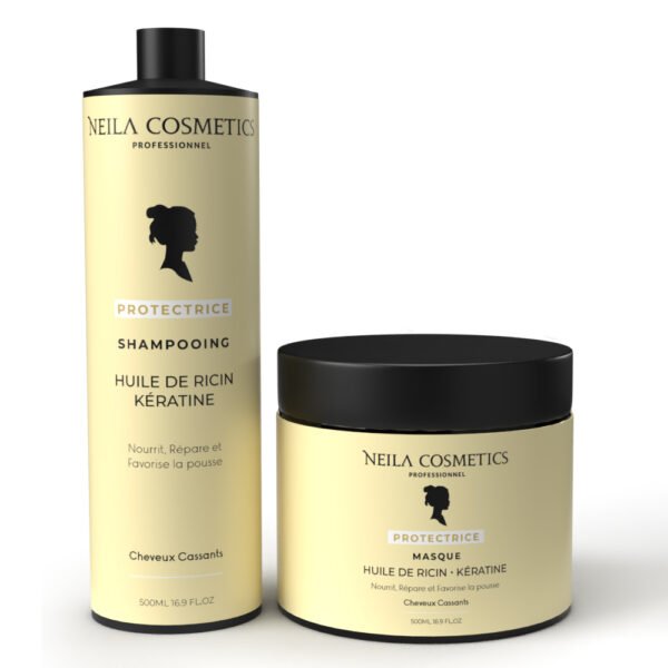 Shampoing et Masque Ricin & kératine