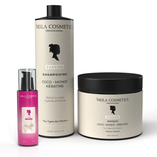 Trio Shampooing, masque et Sérum coco-monoi