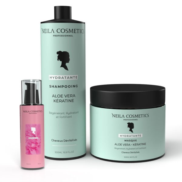 Trio Shampoing Masque Sérum Aloe Vera – Image 2